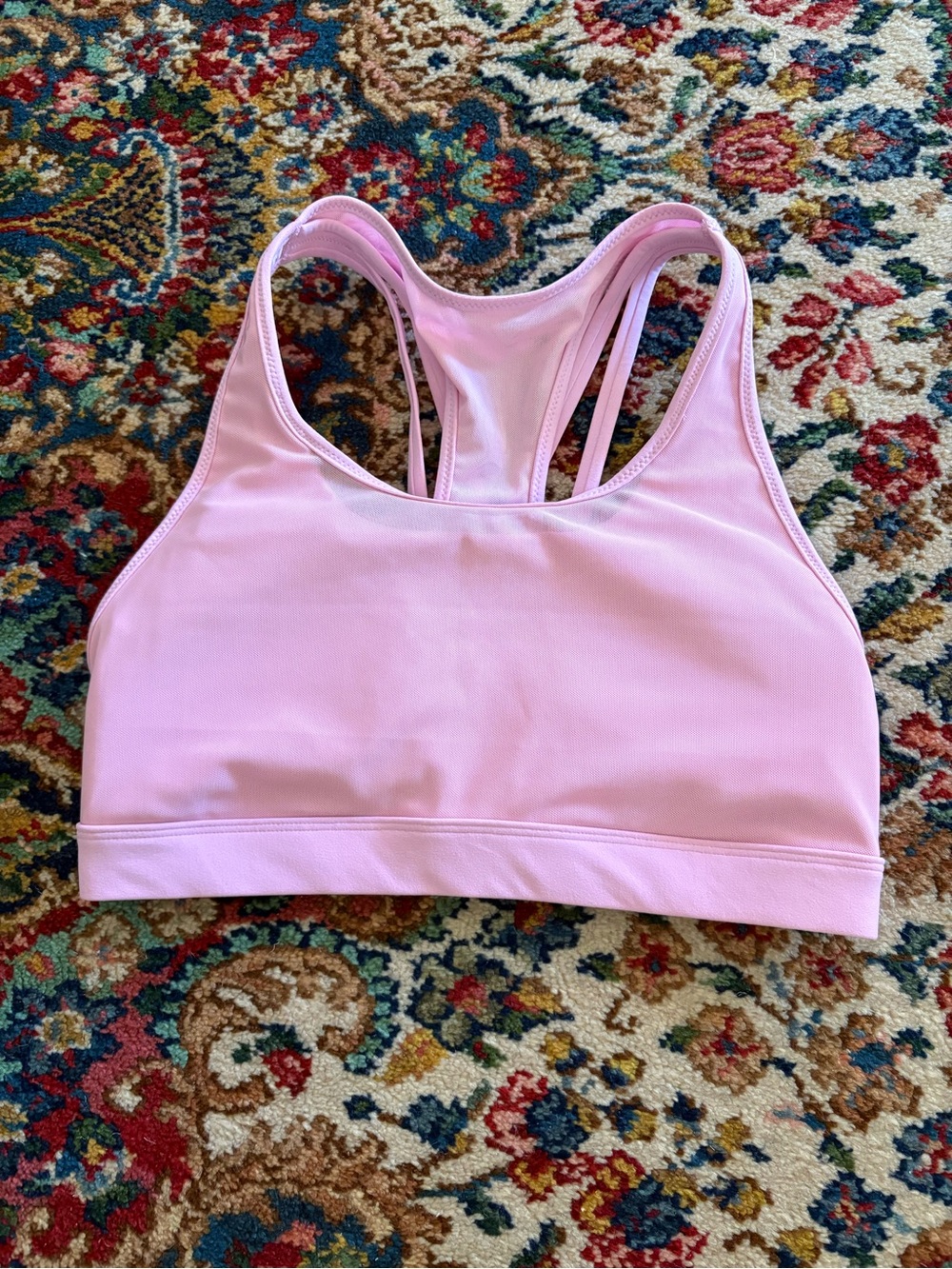 Fabletics Light Pink Racerback Sports Bra